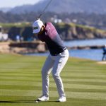 Power leads by 5 at Pebble after record display