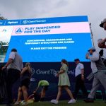 Chaos reigns as storm halts 2nd day at Players