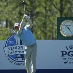Horne shoots 66, leads Senior PGA by 1 stroke