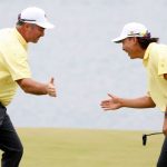 Internationals stun U.S. with sweep to gain rare Presidents Cup lead